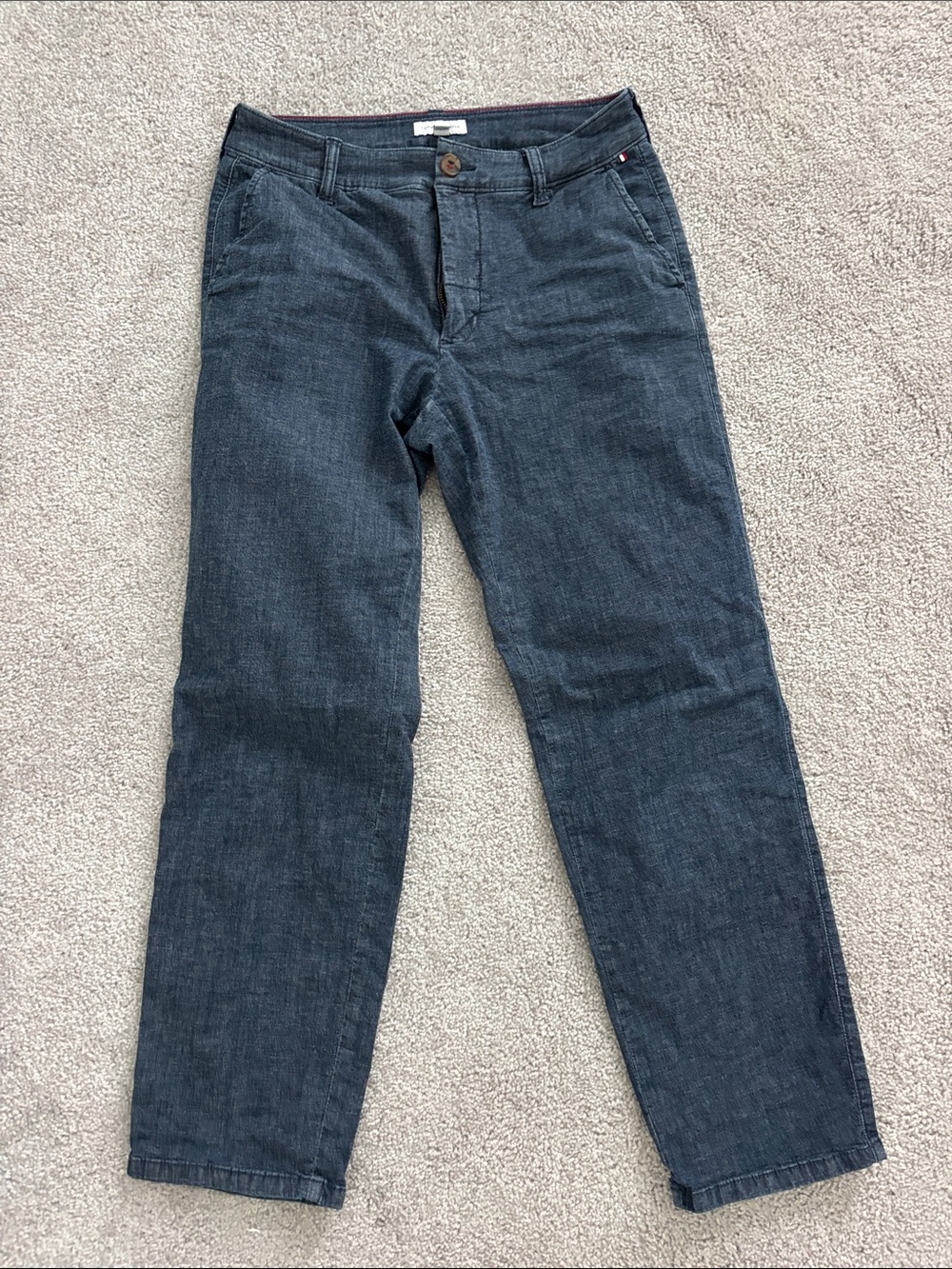 Tommy Hilfiger Women’s Blue Slim Straight Chinos